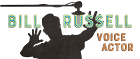 Bill Russell Voice Actor Logo